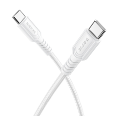 Кабель Borofone BX116 Type-C to Type-C 60W 3A 1м white