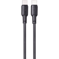Кабель Gelius Full Silicon Type-C to Type-C 60W 1.2м (GP-UCN001CC) black