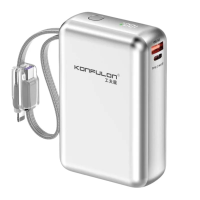 Power Bank Konfulon A80Q 22.5W (20000 mAh) silver