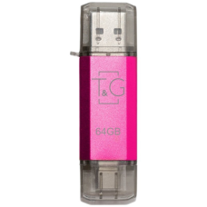 USB 2.0 TG 009 Star USB+Type-C 64Gb pink