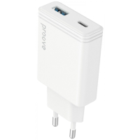 Зарядний пристрій Proove Slender 65W USB-A+USB-C white