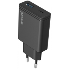 Зарядний пристрій Proove Slender 65W USB-A+USB-C black