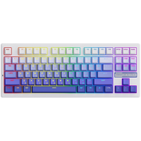 Клавіатура бездротова Proove Gaming Rampage (Ukraine Layout) white purple