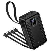 Power Bank Hoco J173A 22.5W з кабелем 4в1 (20000 mAh) black