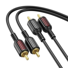 Audio кабель AUX Borofone BL13 2RCA to 2RCA 1.5м black